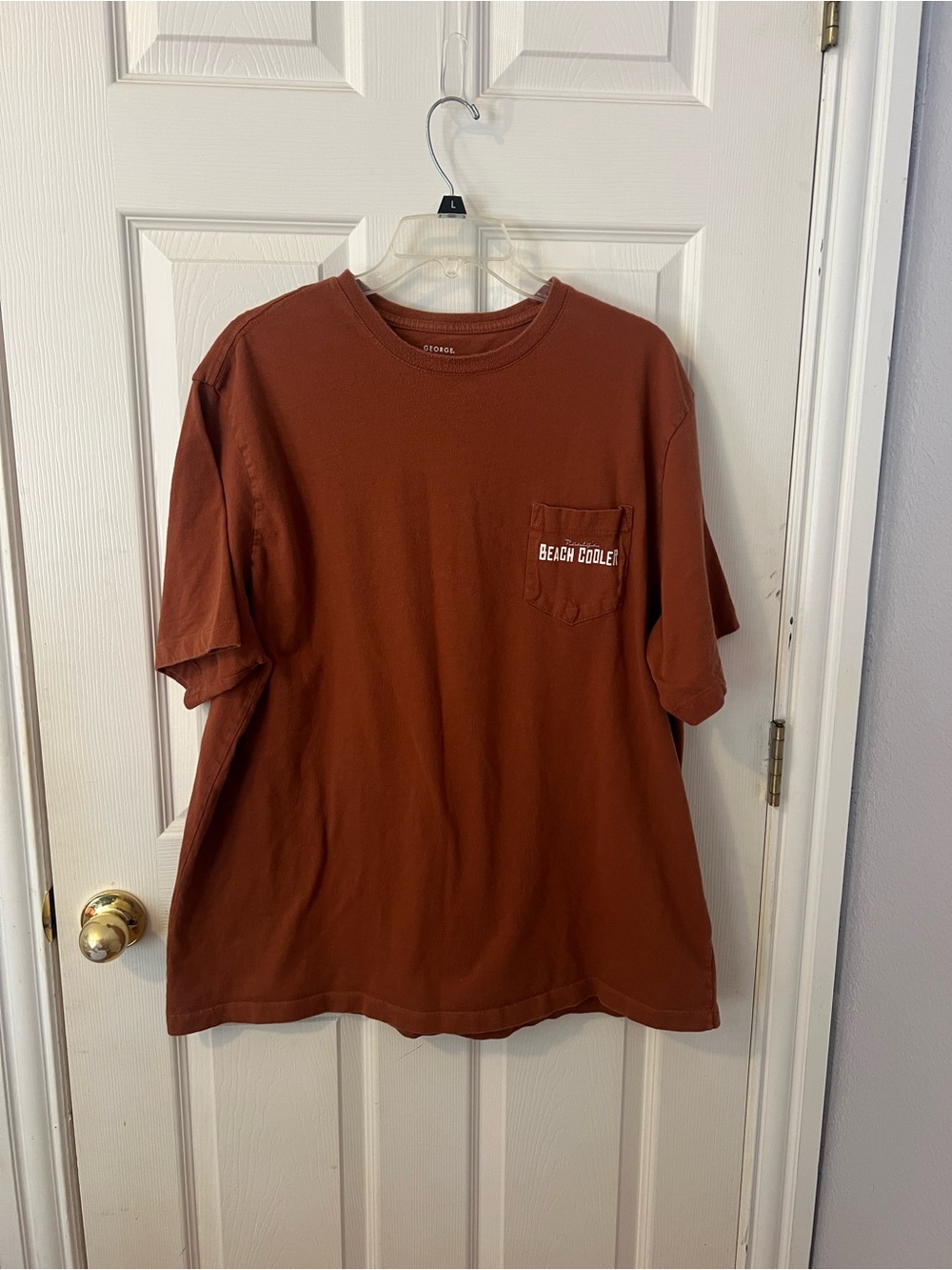 George Rust Brown Short Sleeve Pocket Tee